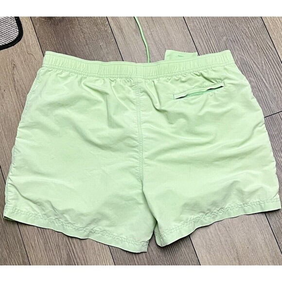 Carribean Swimwear Mint Green Mesh Lined Swim Shorts XL nylon 90s Y2k - Picture 10 of 11